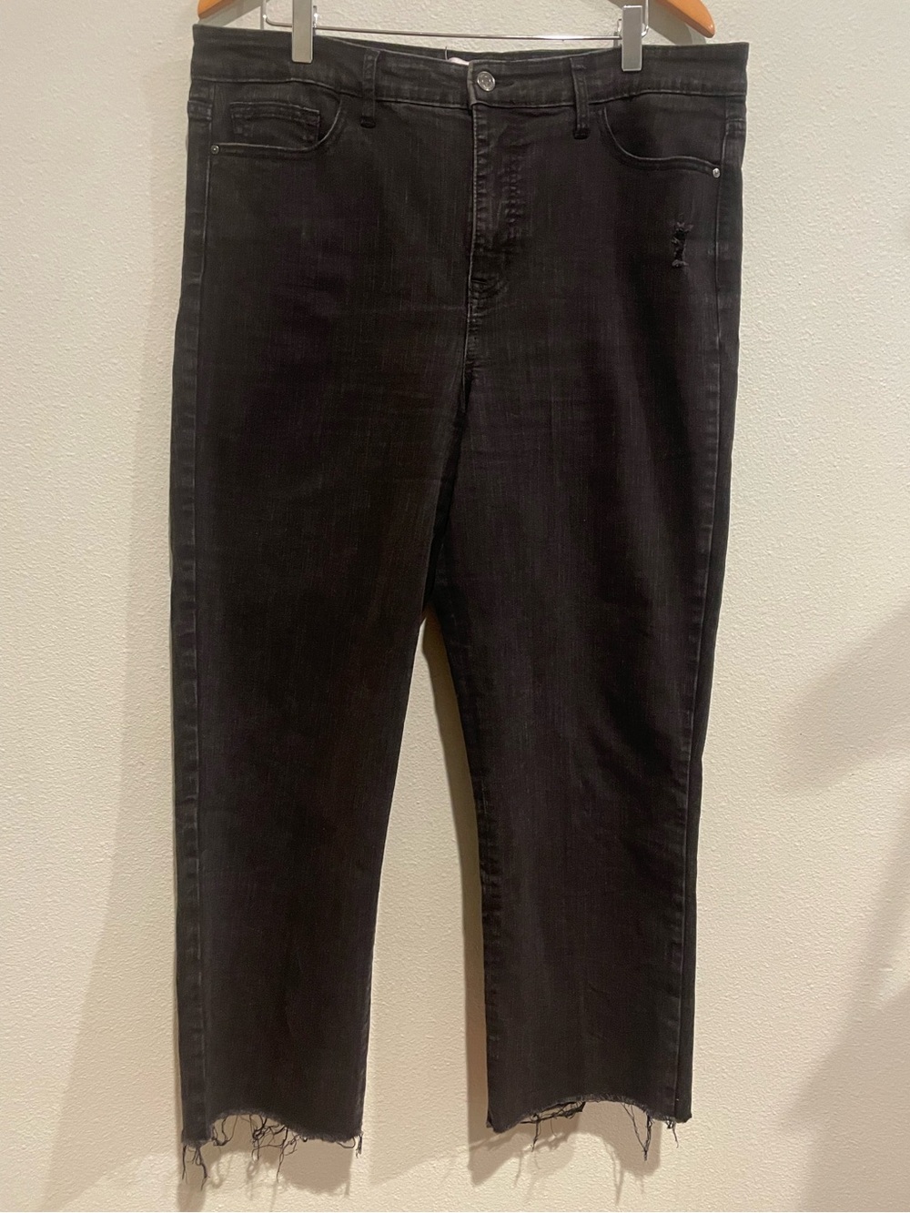 Sanctuary Social Standard Black High Rise Straight Jeans